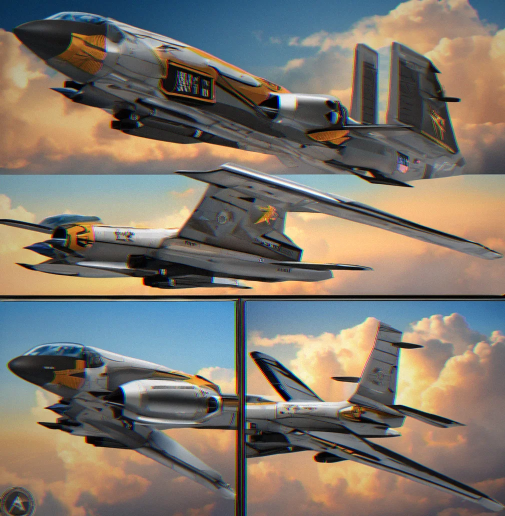 Titan-X bomber customization with heavy armor and upgraded engines ready to equip